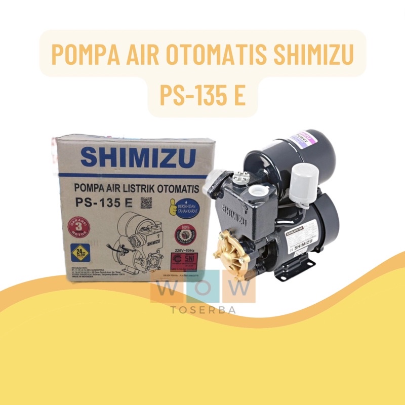 Pompa Air Sumur Dangkal Shimizu PS 135 E