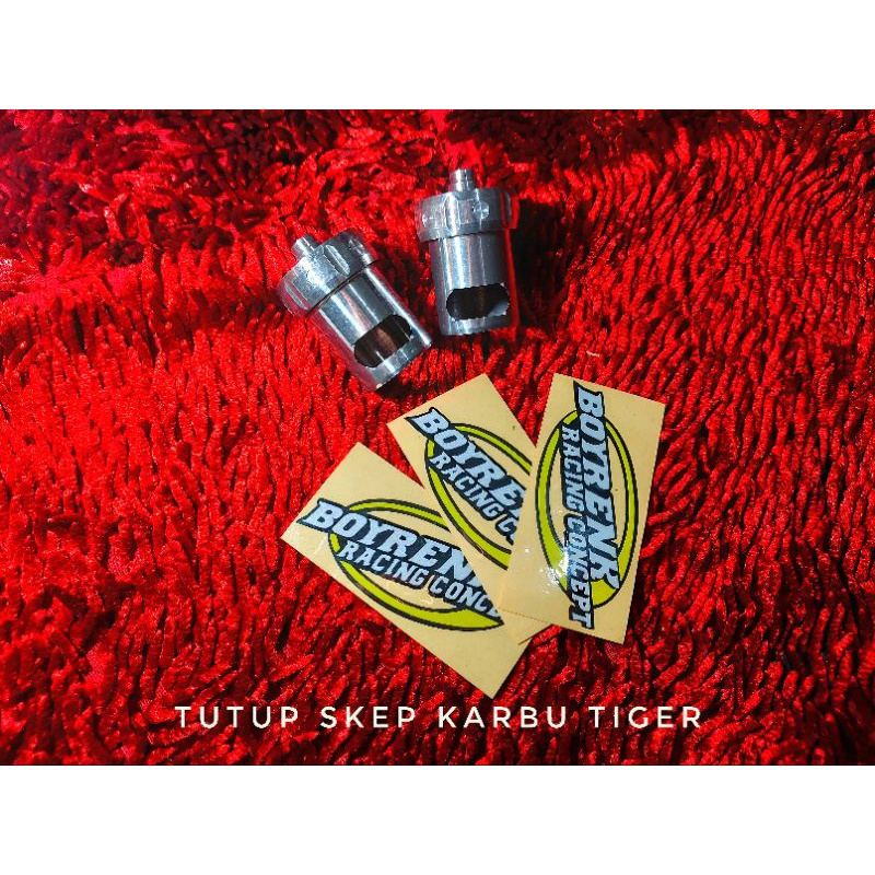 TUTUP SKEP SHOCK SHOKAN KARBU TIGER SKEPAN HANDMADE - BOYRENK RACING CONCEPT