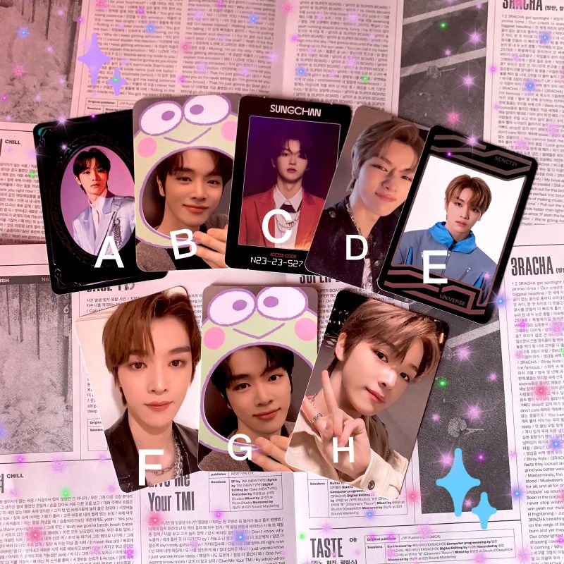 READY PHOTOCARD PC OFFICIAL SUNGCHAN NCT YEAR BOOK ACCESS CARD UNIVERSE JEWEL CASE UNIVERSE CARD UC 