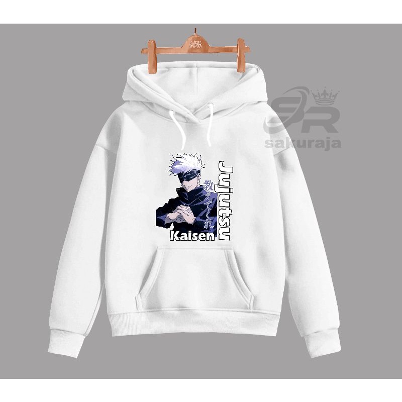 sweater hoodie Anak karakter GOJO SATORU JUJUTSU KAISEN /umur 3-16 tahun/bisa COD