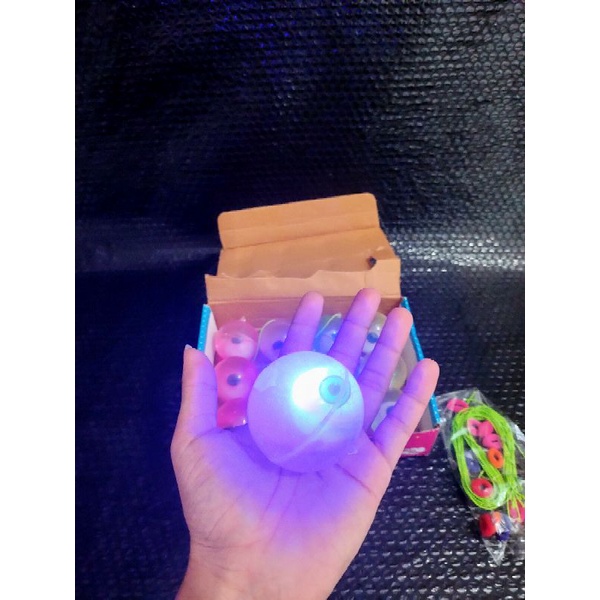 Mainan Super Duper Glitter ball Led