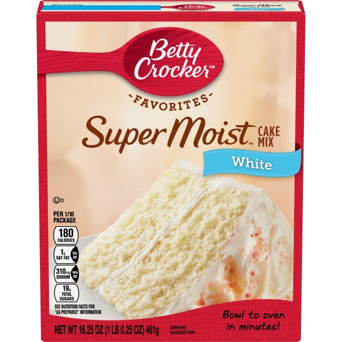 

Betty Crocker Super Moist White Cake Mix 432 g