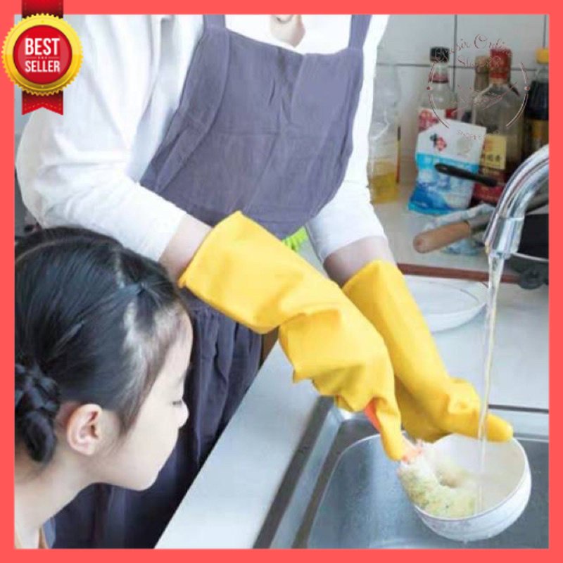 GOS -I302- Sarung Tangan Karet Latex - Sarung Tangan Serbaguna Latex Dot Tebal - Sarung Tangan Cuci Piring