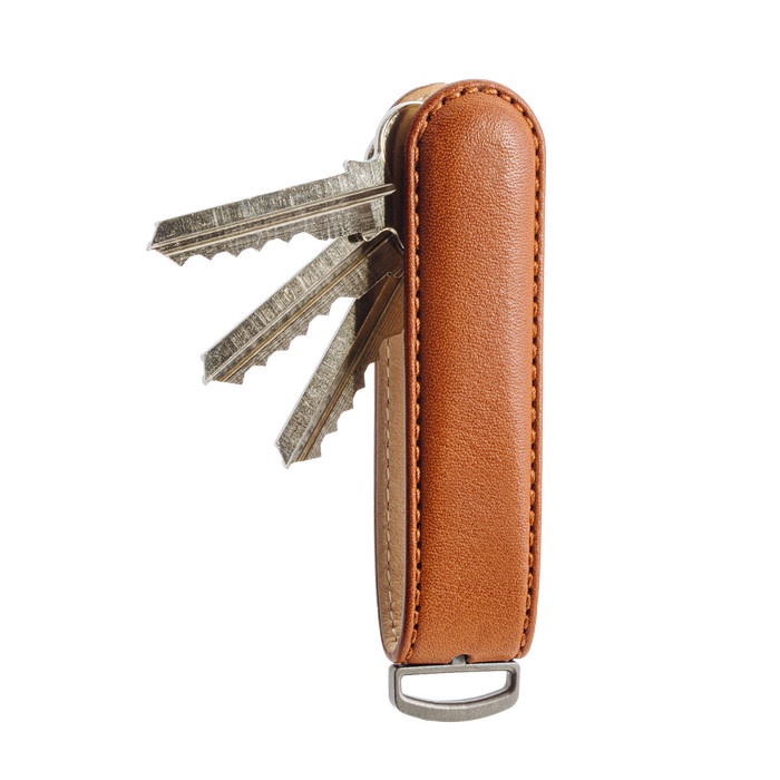 

JIBBON KEY ORGANISER LEATHER TAN