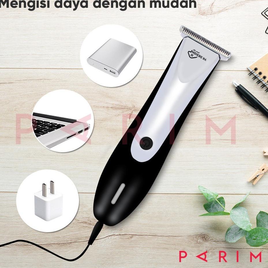 Penawaran khusus--Hair Trimmer Cordless alat cukur rambut tanpa kabel / alat Pemotong rambut YK DESI