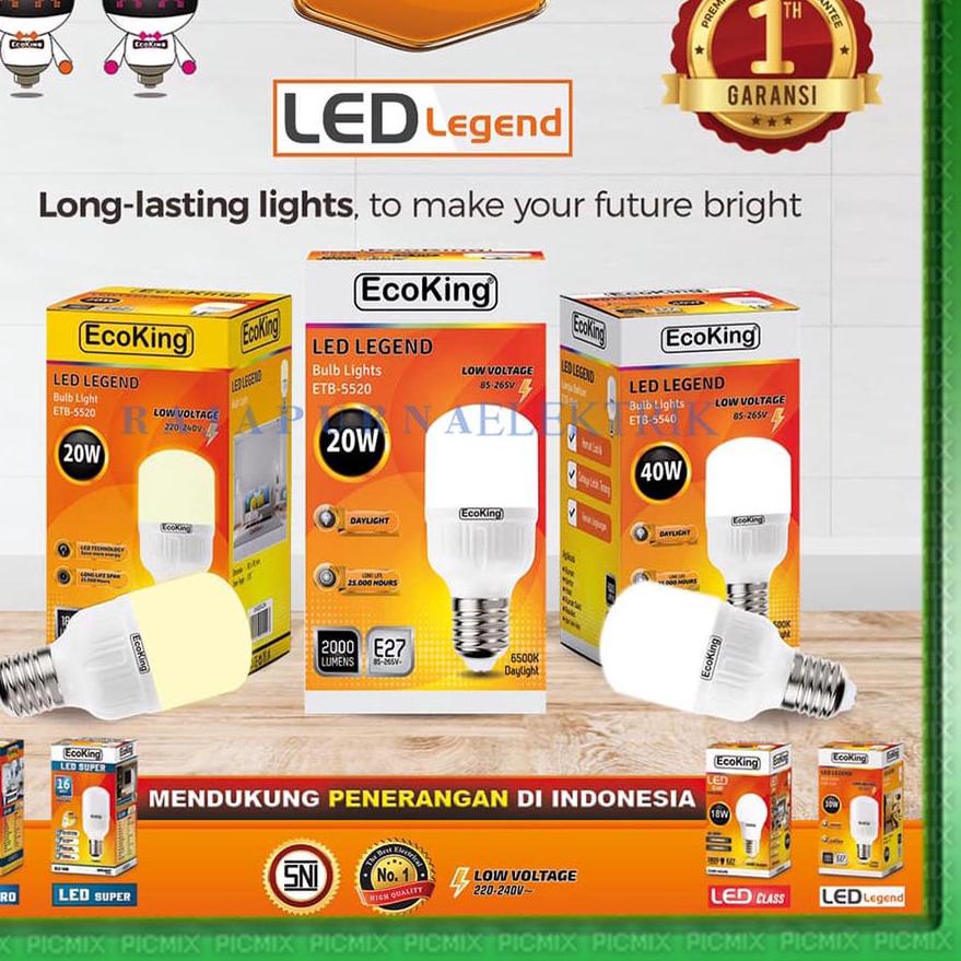 Lampu LED EcoKing LED JUMBO 5W - 50W