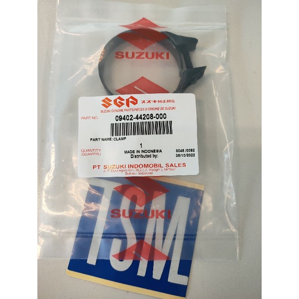 Klem intake manipol karburator kepala silinder Satria FU 150 Original Asli Suzuki 09402-44208-000