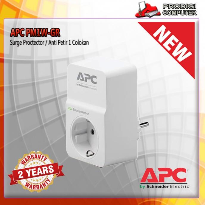 APC SURGE PROTECTOR APC PM1WGR PM1W-GR COLOKAN ANTI PETIR