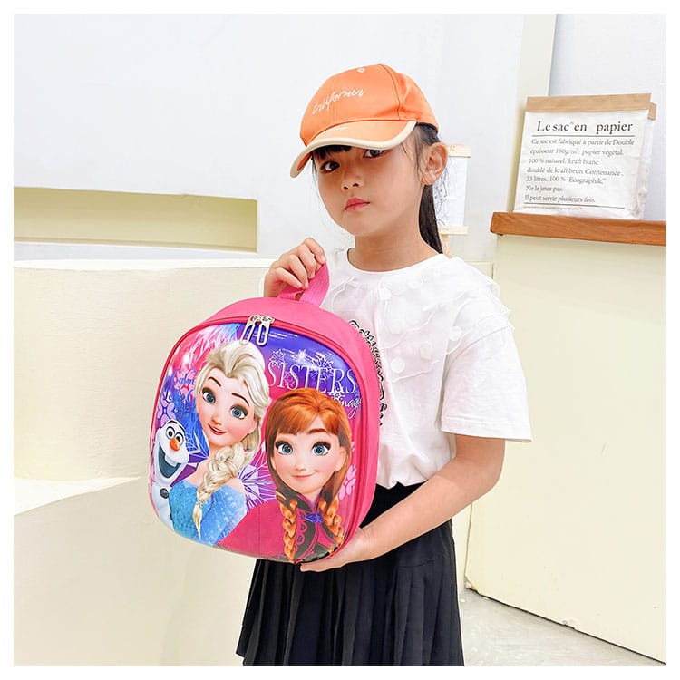 [Juallaris.id]Tas Ransel Selempang Anak Motif Frozen / Cute Kids Elsa  Back Pack / Ransel Ana / Anti Air / Import