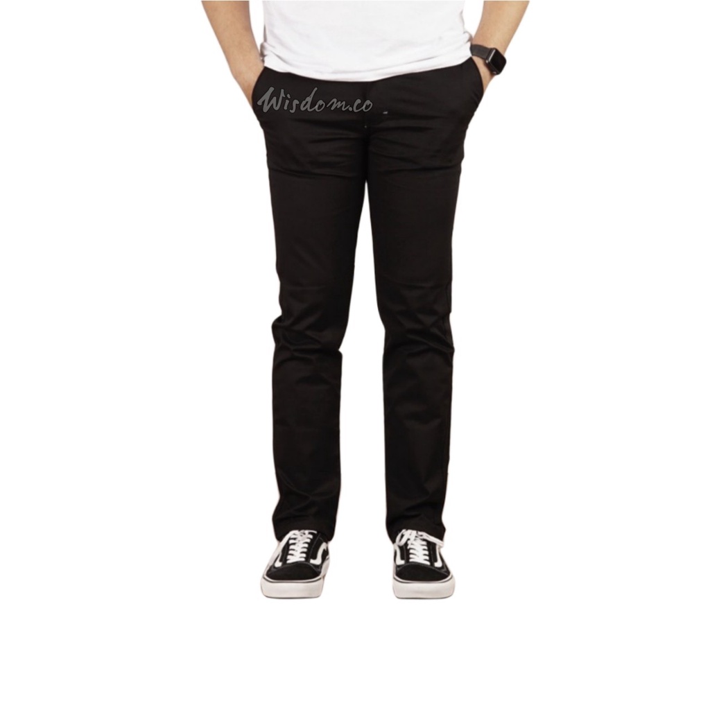 CELANA CHINO SLIMFIT FORMAL CELANA KERJA SANTAI PRIA ORIGINAL MALMO - BIG SIZE 36 TO 42