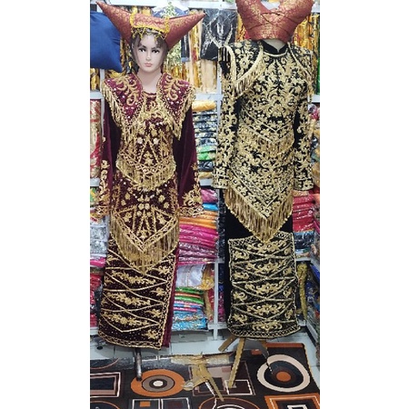 baju penganten Minang full Payet Jepang model terbaru 2021