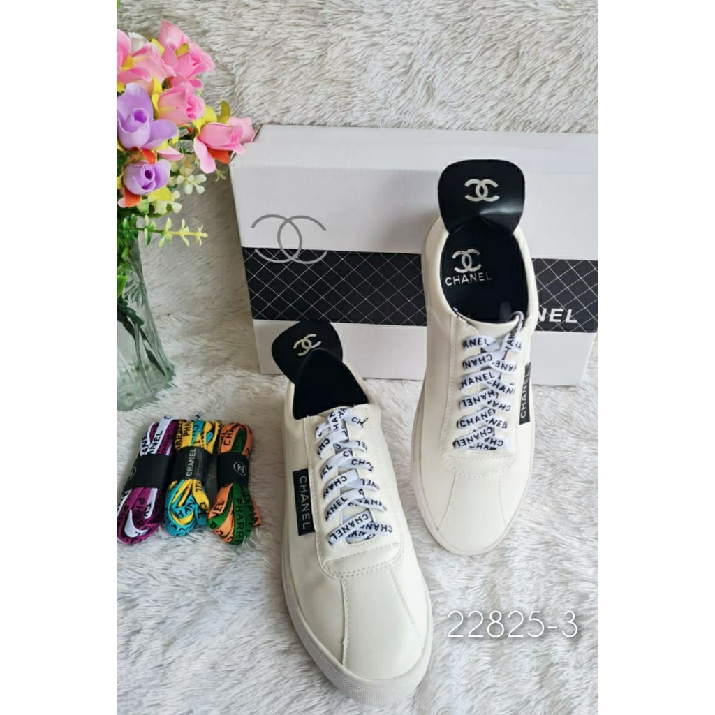 NEW ARRIVAL.BESTSELLER!!! SEPATU WANITA IMPORT SNEAKER KULIT  KODE: H 22825-5 KODE: CNL 22825-3