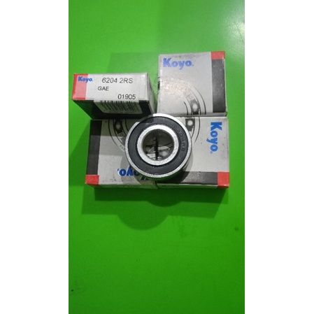 BEARING 6204 2RS UNTUK GARDAN BELAKANG VIAR KAISAR SPAREPART MOTOR RODA 3 DLL