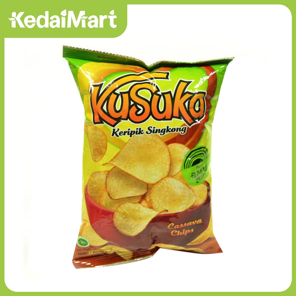 

Kusuka Keripik Singkong Rumput Laut 60 Gram