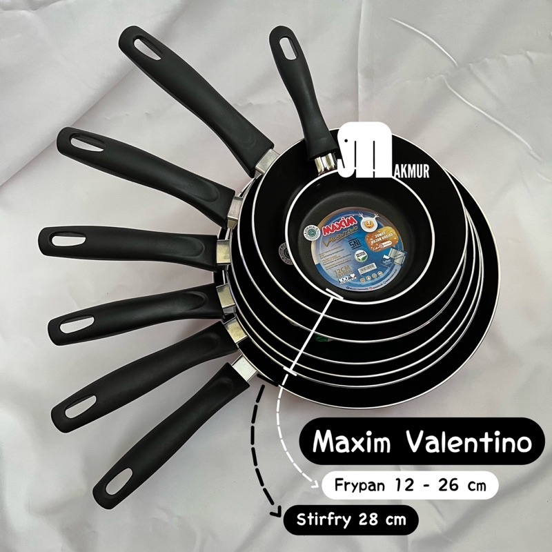 Maxim Valentino Frypan Teflon Anti Lengket 22 cm