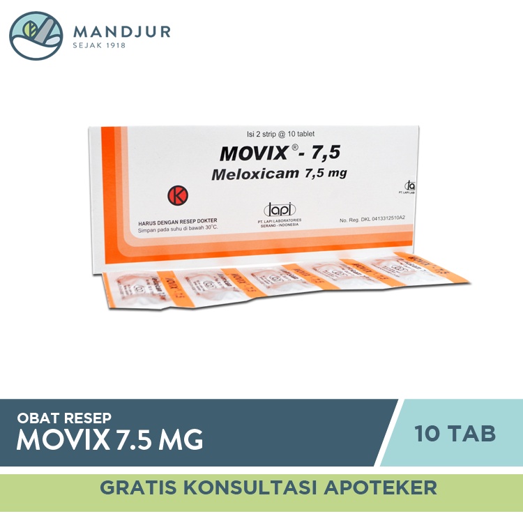 Movix 7.5 mg 10 Tablet