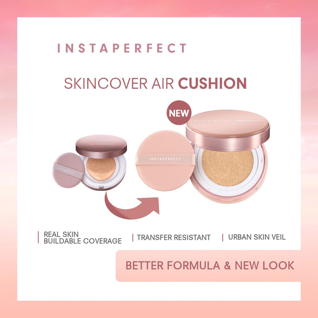 WARDAH Instaperfect Skincover Air Cushion (Real Skin Buildable Coverage, Transfer-Resistant, SPF 50 PA++++)