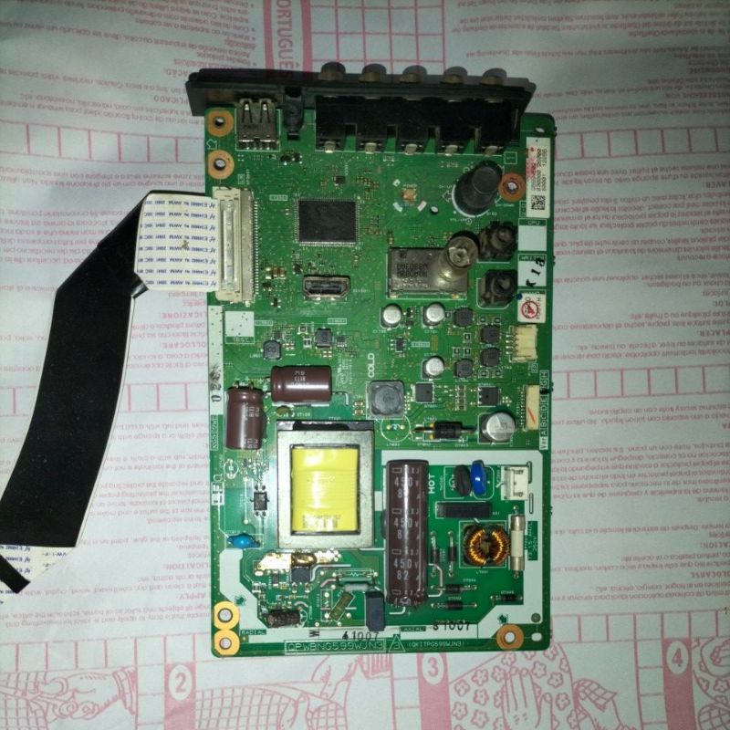 PSU MB TV LED SHARP LC24LE170I LC24LE1701