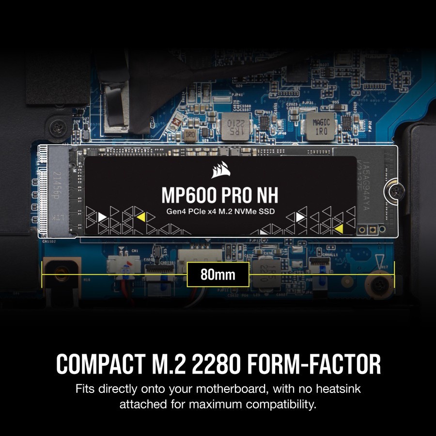 CORSAIR MP600 PRO NH 1TB PCIe 4.0 (Gen 4) x4 NVMe M.2 SSD