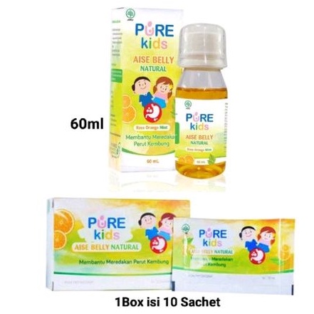 Pure Kids Aise Belly Natural - PureKids Obat Kembung Anak - Obat Kolik Masuk Angin