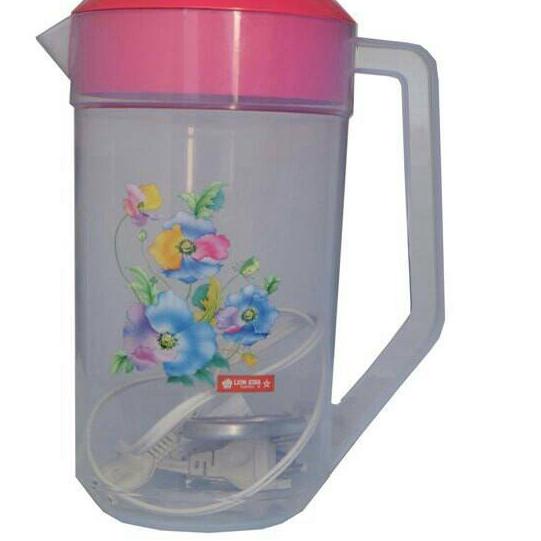 Fast Shipment TEKO LISTRIK PLASTIK LION STAR 2,1 L / MUG LISTRIK 2,1 L SNI