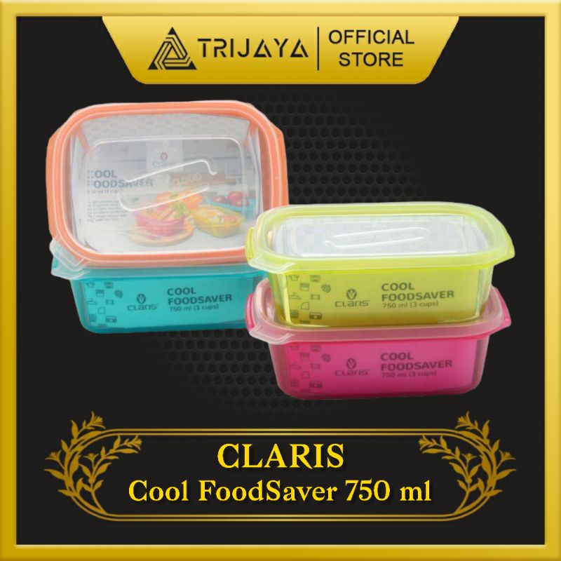 CLARIS 2737 Cool FoodSaver 750 ml Kotak Tempat Makan Kedap Udara 770 ml