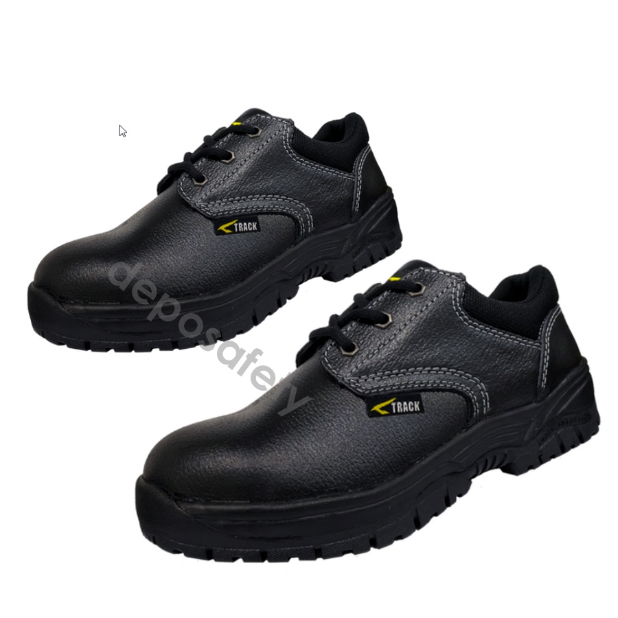 Sepatu Kerja Safety Tali Pendek Track Racktayoo 002 SNI Original 100% - Short Rope Safety Work Shoes Track TR 002 BERKUALITAS