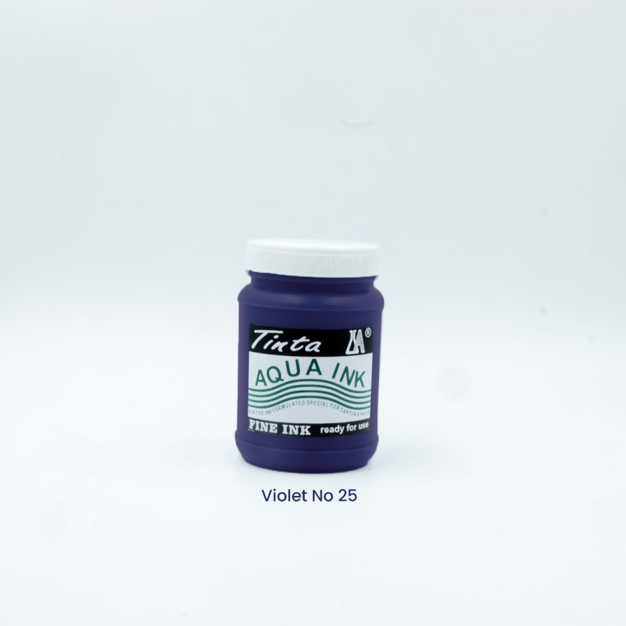 

Cat Sablon Kardus, Kertas & Styrofoam Aqua Ink - 1/4 Kg - Warna Violet