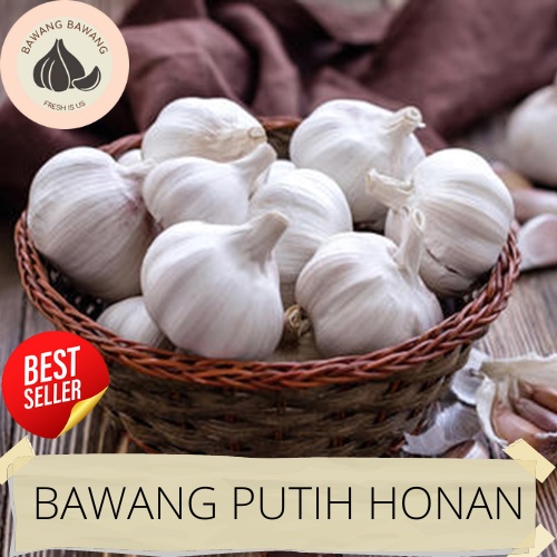 Bawang Putih Banci Honan 1 Kg Premium (tidak ada yang busuk)