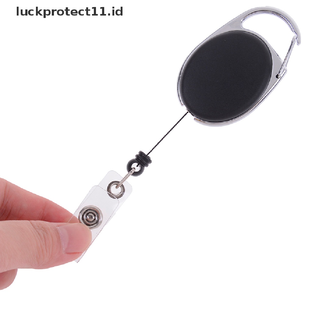 /Fashion Hot// Fashion// Retractable Reel Recoil ID Badge Lanyard Name Tag Kunci Card Holder Belt Clip.