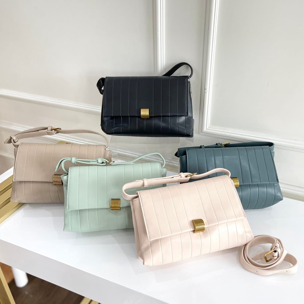 CNK Panelled Crossbody Bag (C1000)