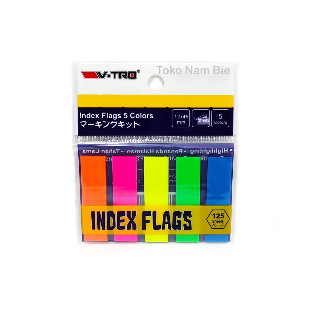 

Sticky Note / Label Index V-TRO Index Flags VT-201