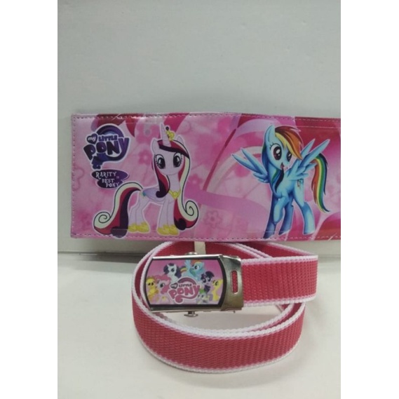 DOMPET &amp; GESPER ANAK BAHAN BAGUS WARNA CERAH