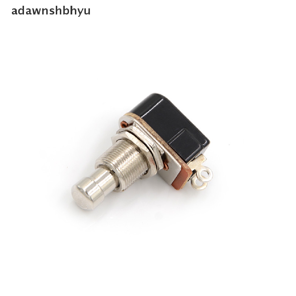 Adawnshbhyu New Saklar Gitar Listrik Momentary Push Button Foot Switch SPST ID