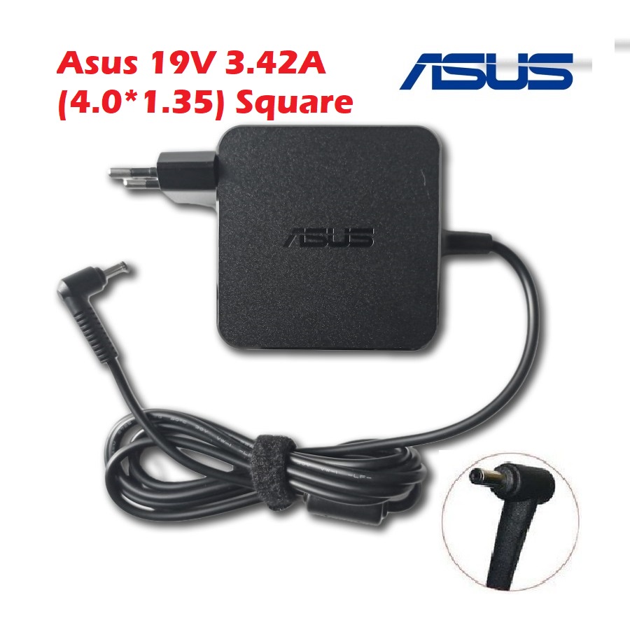 ORIGINAL ADAPTOR ASUS 19V 3.42A (4.0x1.35MM) A456 A456U A456UR A456UQ A407 A407M A407MA A407U A407UA