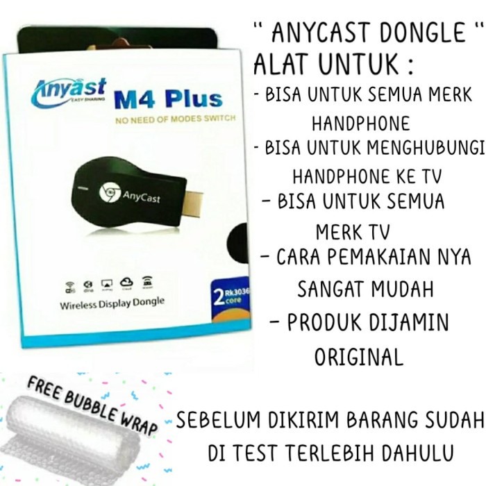 WIRELESS HDMI DONGLE ANYCAST - DONGLE HDMI WIFI ANYCAST