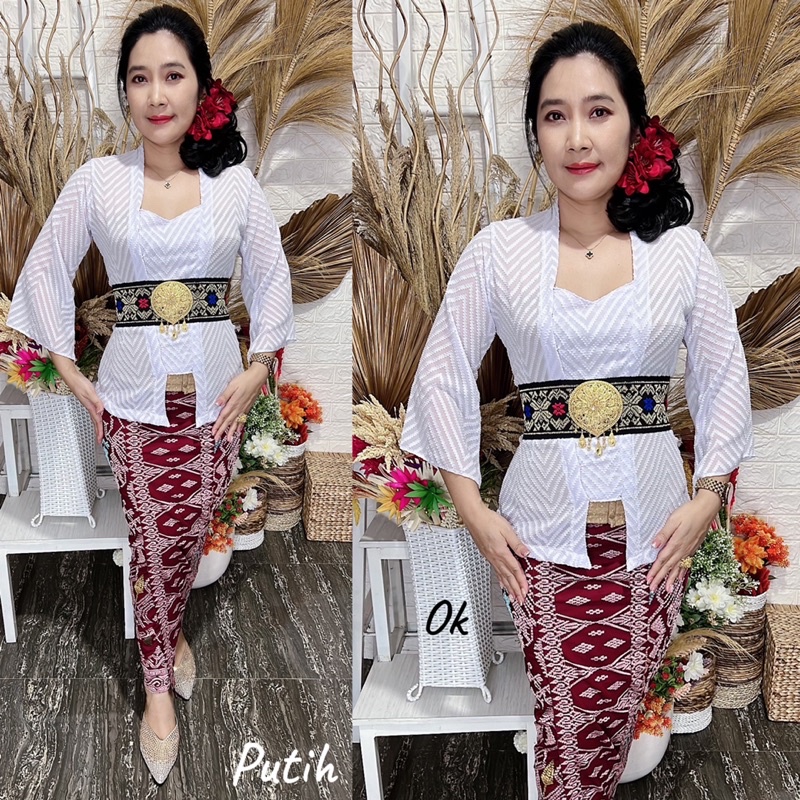 kebaya jadi sifon salmon