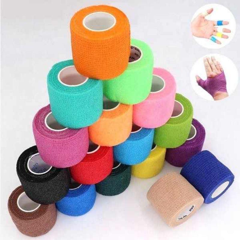 Wrist Tape Fingertape Perban Elastis Wristape Finger Wrisband Kohesive Kohesif Tape Taping Pergelang