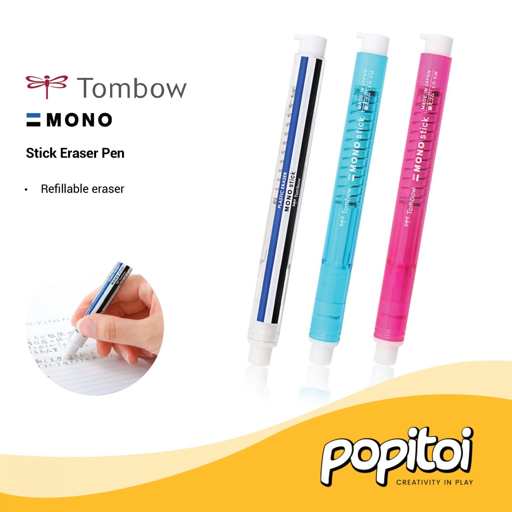 

Tombow Mono Stick Eraser Pen Penghapus Pensil Stik Elastis Unik