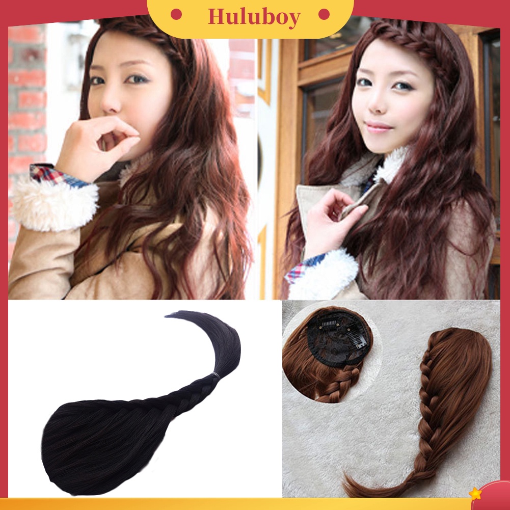 Wig Rambut Extension Handmade Model Kepang Fish Bone Untuk Pengantin