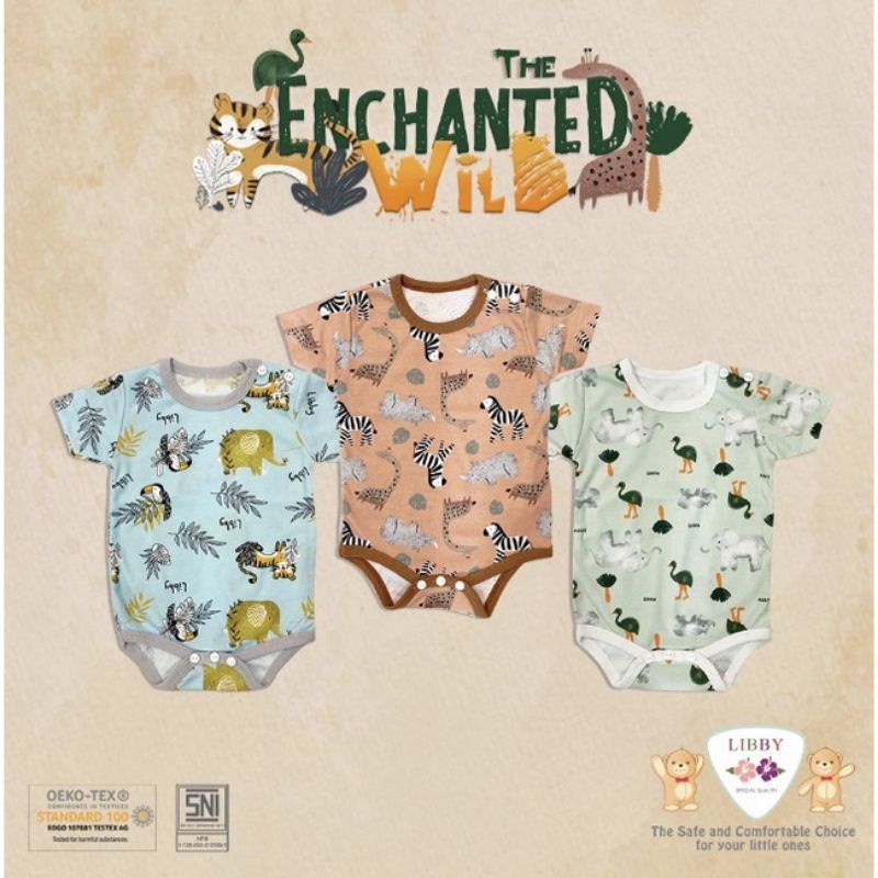 Jumper Segitiga NB Bayi 0-3 Motif Print libby / Baju Kodok Segitiga Bayi/Segitiga Libby