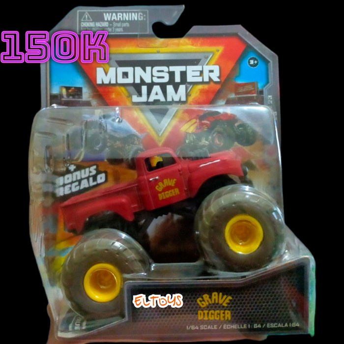 hotwheels monster trucks grave digger spin master