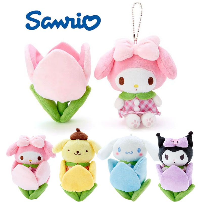 Cute Kuromi My Melody Plush Keyring Pendant Hadiah Xmas