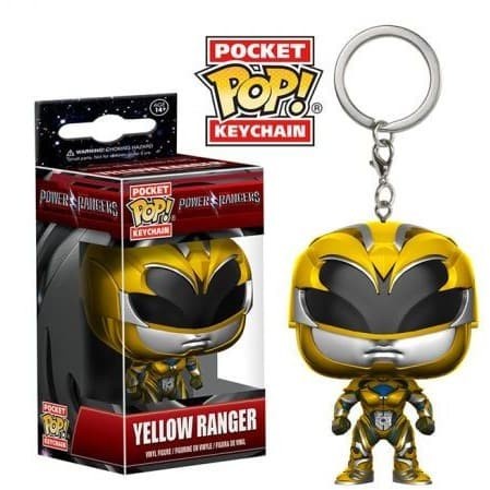 Funko Pop Keychain : Power Ranger - Yellow Ranger