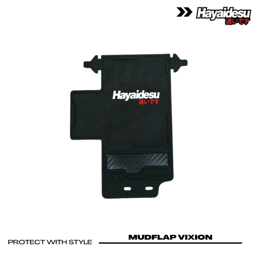 Hayaidesu Mudflap Karet Penahan Lumpur Vixion NVL NVA All New Vixion 2013-2022 Aksesoris Variasi