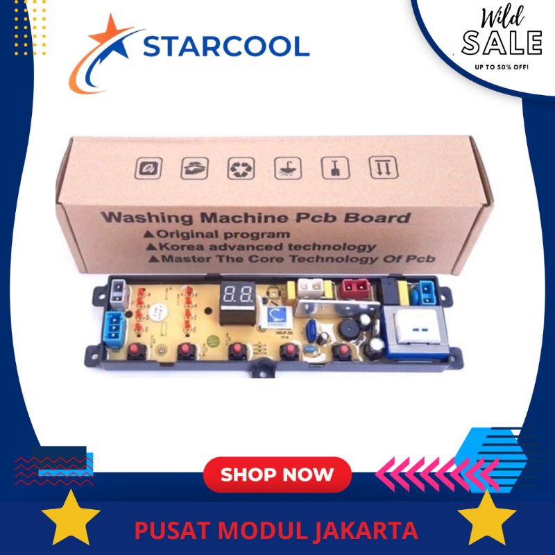 DENPOO DWF-073HT / DWF-083HT DWF-093HT modul pcb mesin cuci Top Loading