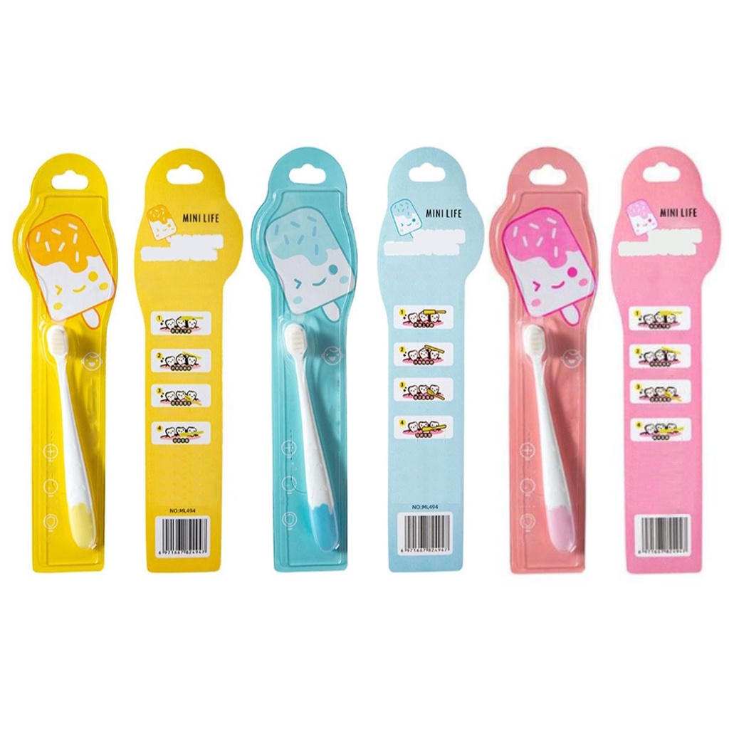 BRGUNIK Sikat Gigi Anak /Sikat Gigi Bayi Karakter Kelinci 2-10 tahun Cotton Toothbrush R576 R578 R844 R848 R849 R877