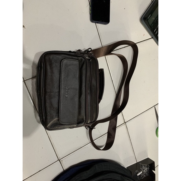 Tas Kulit tali panjang resleting