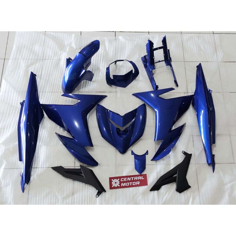 Jual Full Body Bodi Kasar Halus Jupiter Mx King Mxking Biru Metalic Original Shopee Indonesia