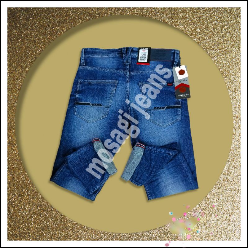 CELANAPANJANG JEANSPRIA STREETS MOSAGGY RINGKEL PERMANEN DENIM